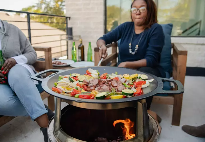 Yukon Cast Iron Wok Top + Hub - Image 5