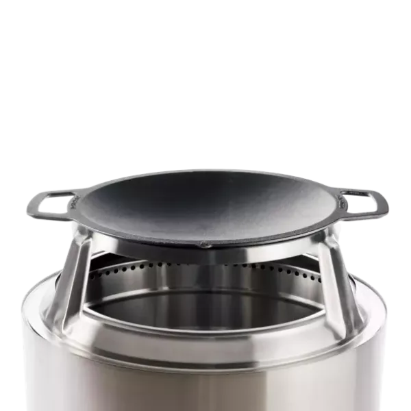 Yukon Cast Iron Wok Top + Hub