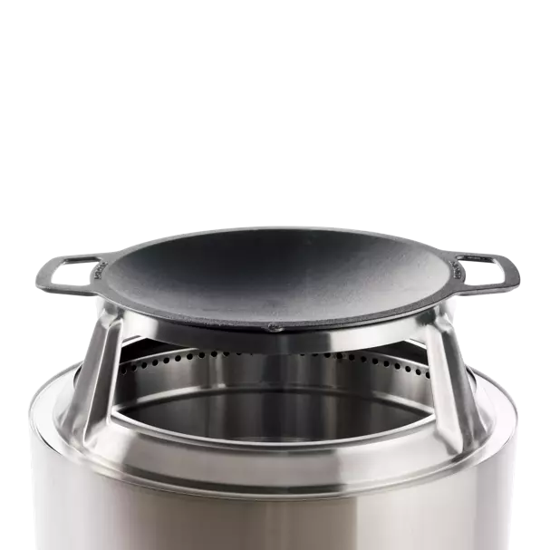 Yukon Cast Iron Wok Top + Hub